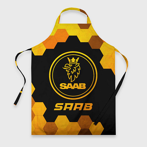 Фартук Saab - gold gradient / 3D-принт – фото 1