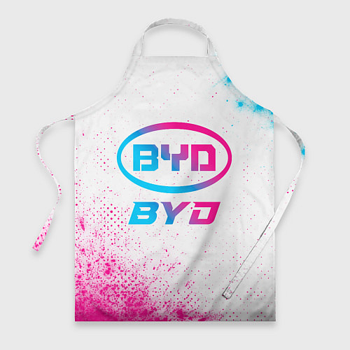 Фартук BYD neon gradient style / 3D-принт – фото 1