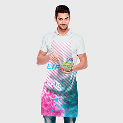 Фартук кулинарный Lifan neon gradient style: символ сверху, цвет: 3D-принт — фото 2