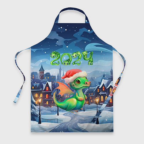 Фартук Милый дракончик 2024 / 3D-принт – фото 1