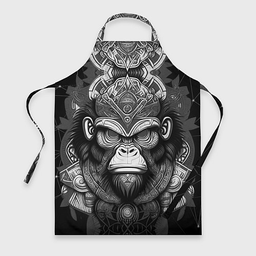 Фартук Кинг Конг король обезьян на фоне созвездия / 3D-принт – фото 1