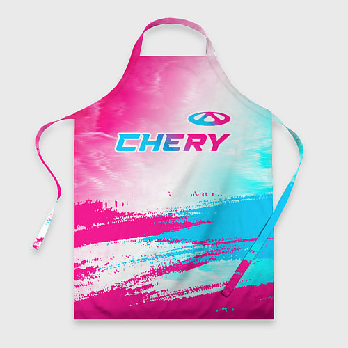 Фартук Chery neon gradient style: символ сверху / 3D-принт – фото 1