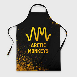 Фартук кулинарный Arctic Monkeys - gold gradient, цвет: 3D-принт