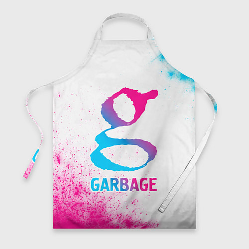 Фартук Garbage neon gradient style / 3D-принт – фото 1