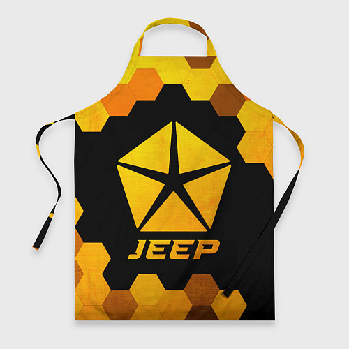 Фартук Jeep - gold gradient / 3D-принт – фото 1