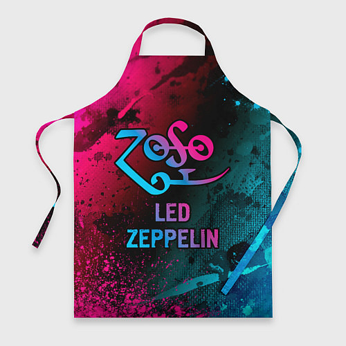 Фартук Led Zeppelin - neon gradient / 3D-принт – фото 1