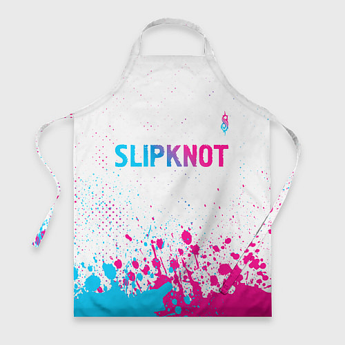 Фартук Slipknot neon gradient style посередине / 3D-принт – фото 1