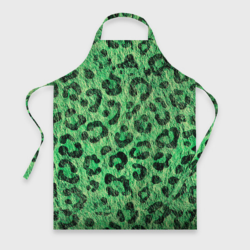 Фартук Зелёный леопард паттерн / 3D-принт – фото 1