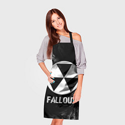Фартук кулинарный Fallout glitch на темном фоне, цвет: 3D-принт — фото 2