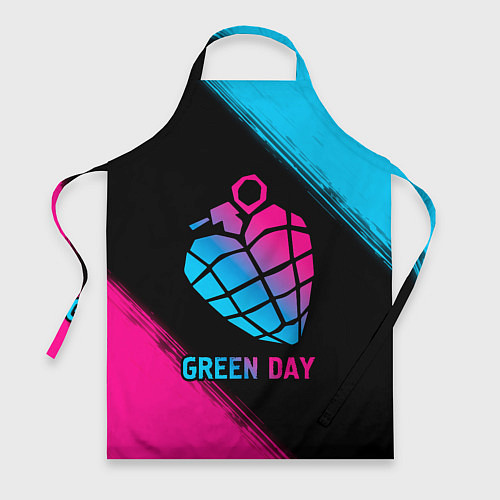 Фартук Green Day - neon gradient / 3D-принт – фото 1