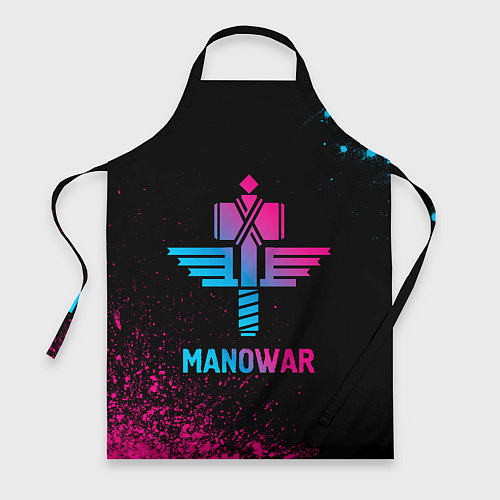 Фартук Manowar - neon gradient / 3D-принт – фото 1