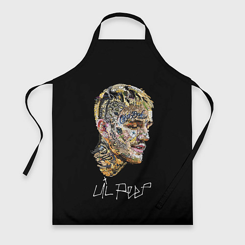 Фартук Lil Peep mosaic rap / 3D-принт – фото 1