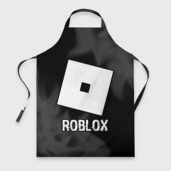 Фартук кулинарный Roblox glitch на темном фоне, цвет: 3D-принт