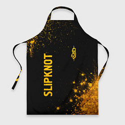Фартук кулинарный Slipknot - gold gradient вертикально, цвет: 3D-принт