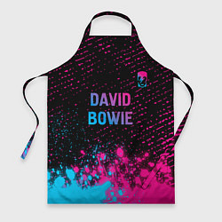 Фартук David Bowie - neon gradient посередине