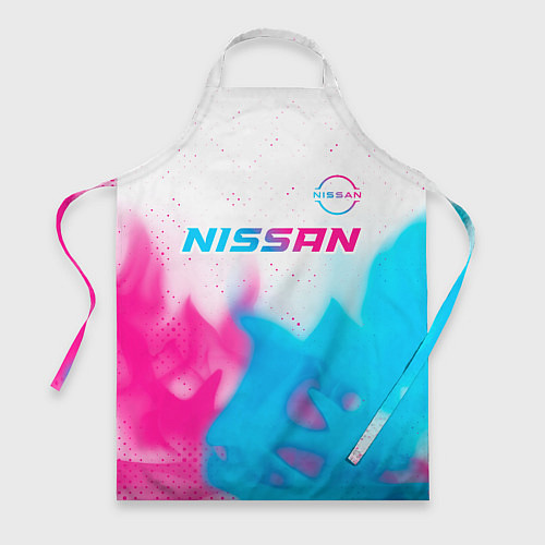 Фартук Nissan neon gradient style посередине / 3D-принт – фото 1