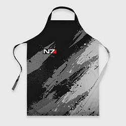 Фартук N7 - mass effect monochrome