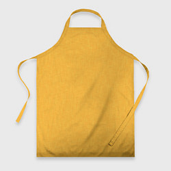 Фартук кулинарный Жёлтый однотонный текстура, цвет: 3D-принт