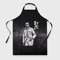 Фартук кулинарный Depeche Mode - Dave Gahan strangers pistol, цвет: 3D-принт
