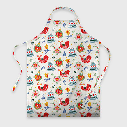 Фартук Рождественские узоры / 3D-принт – фото 1