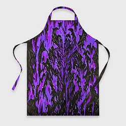 Фартук кулинарный Демонический доспех фиолетовый, цвет: 3D-принт