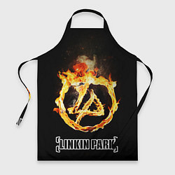 Фартук кулинарный Linkin Park - fire logo, цвет: 3D-принт