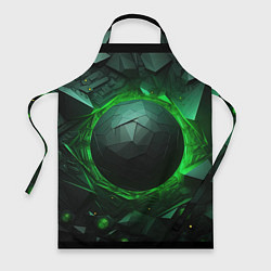 Фартук Абстрактная гармония зеленого