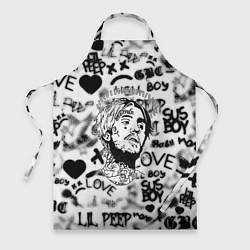 Фартук Lil peep автограф