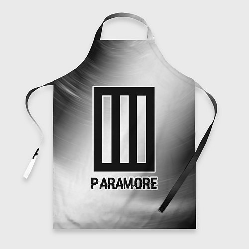 Фартук Paramore glitch на светлом фоне / 3D-принт – фото 1