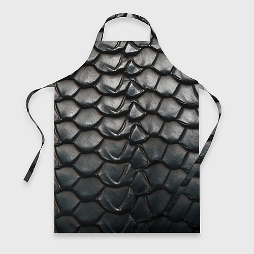 Фартук Текстура черного дракона / 3D-принт – фото 1
