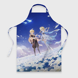 Фартук кулинарный Genshin Impact Итэр Люмин, цвет: 3D-принт