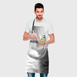 Фартук кулинарный OneRepublic glitch на светлом фоне посередине, цвет: 3D-принт — фото 2