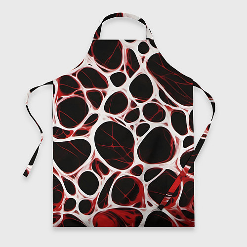 Фартук Красная морская волна / 3D-принт – фото 1