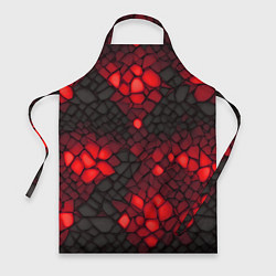 Фартук Красный трескающийся камень