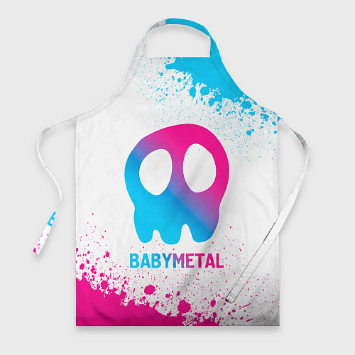 Фартук Babymetal neon gradient style / 3D-принт – фото 1