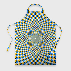 Фартук кулинарный Оптическая иллюзия арт, цвет: 3D-принт