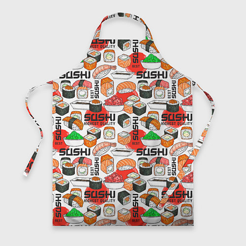 Фартук Best sushi / 3D-принт – фото 1