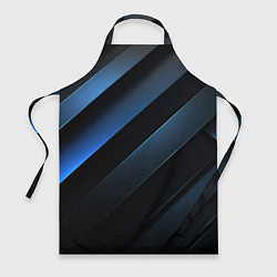 Фартук кулинарный Синий хаос, цвет: 3D-принт