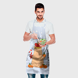 Фартук кулинарный Король капибара: как будто я специально лучше все, цвет: 3D-принт — фото 2
