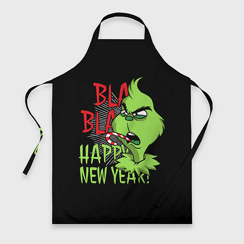 Фартук Grinch - happy New Year / 3D-принт – фото 1