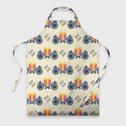 Фартук Подарок на карете и ромб / 3D-принт – фото 1