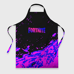 Фартук Fortnite neon logo steel