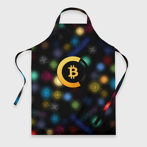 Фартук Bitcoin logo criptomoney / 3D-принт – фото 1