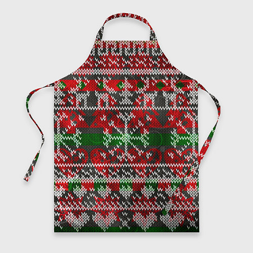 Фартук Вязанный орнамент узор / 3D-принт – фото 1