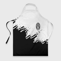 Фартук кулинарный Juventus black sport texture, цвет: 3D-принт