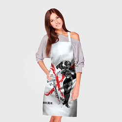 Фартук кулинарный Maki Zenin - Jujutsu kaisen, цвет: 3D-принт — фото 2