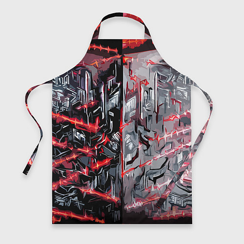 Фартук Адский доспех в царапинах / 3D-принт – фото 1