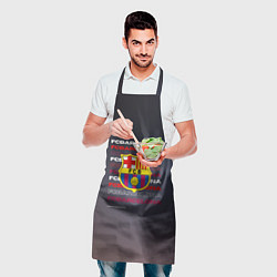 Фартук кулинарный Логотип футбольный клуб Барселона, цвет: 3D-принт — фото 2