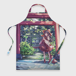 Фартук Touhou Project Рейму возле тории