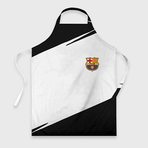 Фартук Barcelona краски чёрные спорт / 3D-принт – фото 1